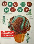 1954 Sealtest Devil Mint Ice Cream Ad