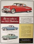 1955 Studebaker Ad ~ President, Champion, Commander