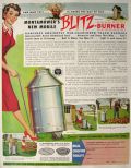 1955 Montamower Blitz Burner Trash Burner Ad
