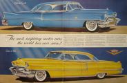 1955 Cadillac Ad ~ Eldorado Seville, Sedan de Ville