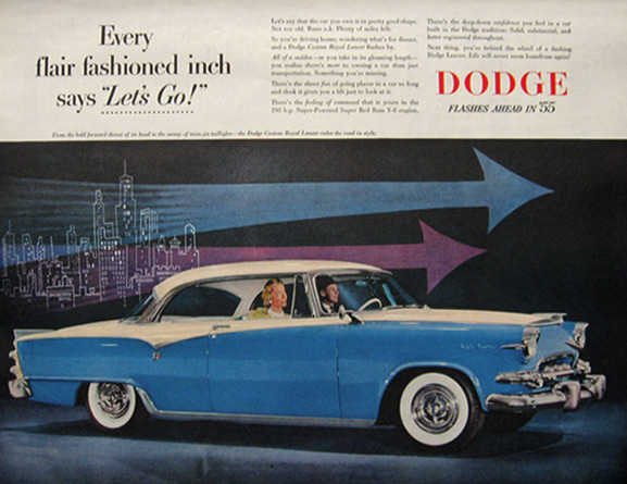 1955 Dodge Custom Royal Lancer Ad