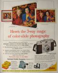 1955 Kodak Pony 135 Color Slide Camera Ad