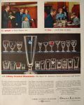 1955 Libbey Crested Glassware Ad ~ Restaurant, Hotel Logos