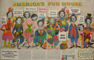 1955 NBC Saturday Night Television TV Shows Ad