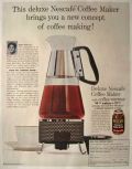 1955 Vintage Nescafe Coffee Maker Ad