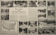1955 Portland Cement Ad ~ Urbana IL, Bellefontaine OH, etc. Photos