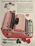1955 Royal Standard Typewriter Ad ~ Isn't My Day