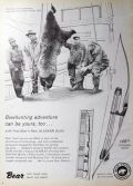 1960 Bear Archery Bowhunting Ad ~ Fred Bear Photo