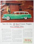 1954 Buick Estate Wagon Ad ~ All Steel