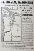 1891 Fairhaven Washington Land Ad ~ Big Money Quick