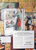 1948 Frigidaire Refrigerator Ad ~ Albert Dorne Art