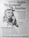 1950 Life Insurance Ad ~ Glenn Graber of Hartville, OH