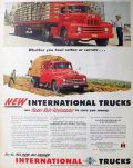 1950 International Trucks Ad ~ Cotton or Carrots
