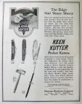 1914 Keen Kutter Pocket Knives Knife Ad