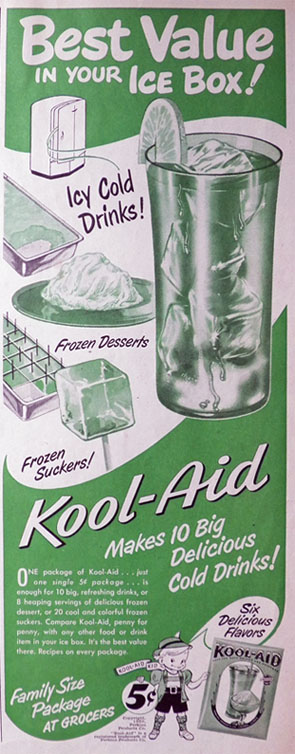 1950 Kool-Aid Ad ~ Best Value