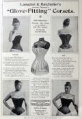 1895 Langdon & Batcheller's Glove Fitting Corsets Ad