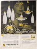 1958 Retro Moe Lighting Fixtures Ad