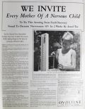 1932 Ovaltine Ad ~ Decreases Nervousness