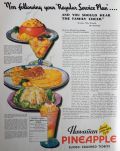 1932 Hawaiian Pineapple Ad ~ Baked Pineapple Tomotoes