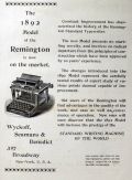 1892 Remington Typewriter Ad