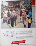1950 Western Electric Ad ~ Dial Switching Equipment