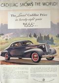 1937 Cadillac Ad ~ Series 60 ~ Lowest Price in 28 Years