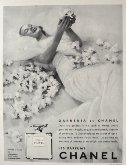 1937 Chanel Perfume Ad ~ Gardenia de Chanel