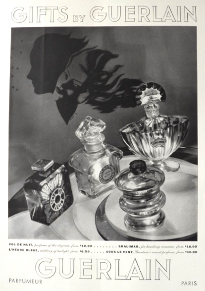 1935 Guerlain Perfume Ad ~ Gifts by Guerlain