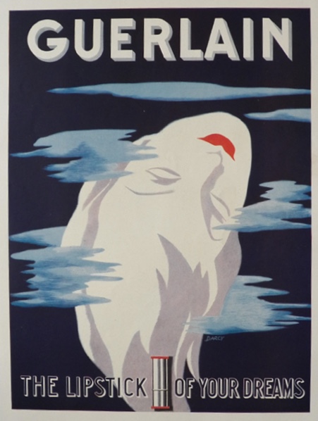 1937 Guerlain Lipstick Ad ~ Jacques Darcy