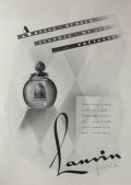 1937 Vintage Lanvin Pretexte Perfume Ad