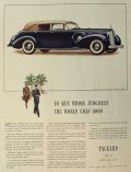 1938 Packard 12 Touring Cabriolet Ad ~ Good Judgment