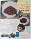 1935 Baker's Chocolate Ad ~ Chocolate Coconut Cake Recipe