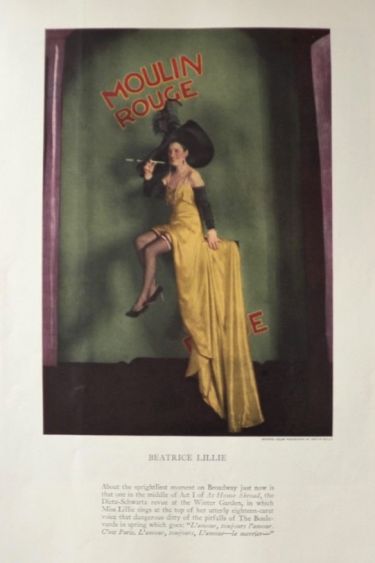 1935 Beatrice Lillie Color Photo Print ~ At Home Abroad