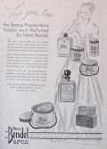 1938 Henri Bendel Ad ~ Soaps & Perfumes