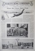 1902 Where the Circus Starts From Illustrated Article