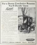 1909 Detroit Electric Automobile Ad ~ A Dozen Reasons