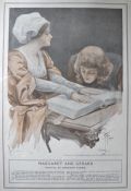1909 Harrison Fisher Print ~ Margaret & Gerard