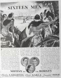 1935 Movie Ad ~ Mutiny on the Bounty ~ Clark Gable