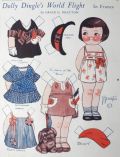 1932 Dolly Dingle Paper Dolls ~ Dolly's World Flight in France