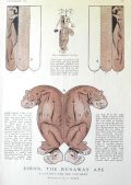 1914 Children's Cut-Outs ~ Simon the Runaway Ape