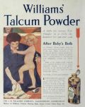1909 Williams Talcum Powder Ad ~ Blanche Ostertag Art