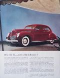 1938 Lincoln Zephyr Ad ~ Feel the Difference