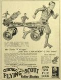 1931 Chicago Flying Scout Roller Skates Ad