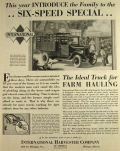 1929 International Harvester Truck Ad ~ Six Speed Special
