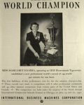 1941 IBM Electromatic Typewriter Ad ~ New World's Record 149 WPM