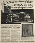 1941 Philco Radio Ad ~ Automatic Record Changer