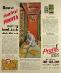 1929 Pratt's Baby Chick Food Ad