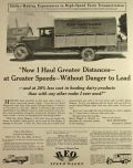 1929 REO Speed Wagon Truck Ad ~ Hampshire, IL