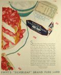 1931 Swift's Silverleaf Lard Ad ~ Strawberry Shortcake
