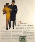1929 Body by Fisher Ad ~ McClelland Barclay Stylish Couple